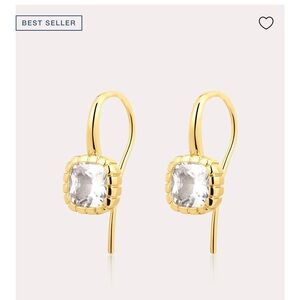 Luv AJ THE CLASSIQUE CUSHION HOOK EARRINGS